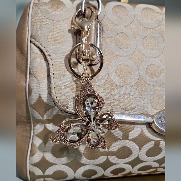 💝Coach Madison Madeline East West Satchel Bag W/Coach Wallet & Charm - Picture 11 of 15